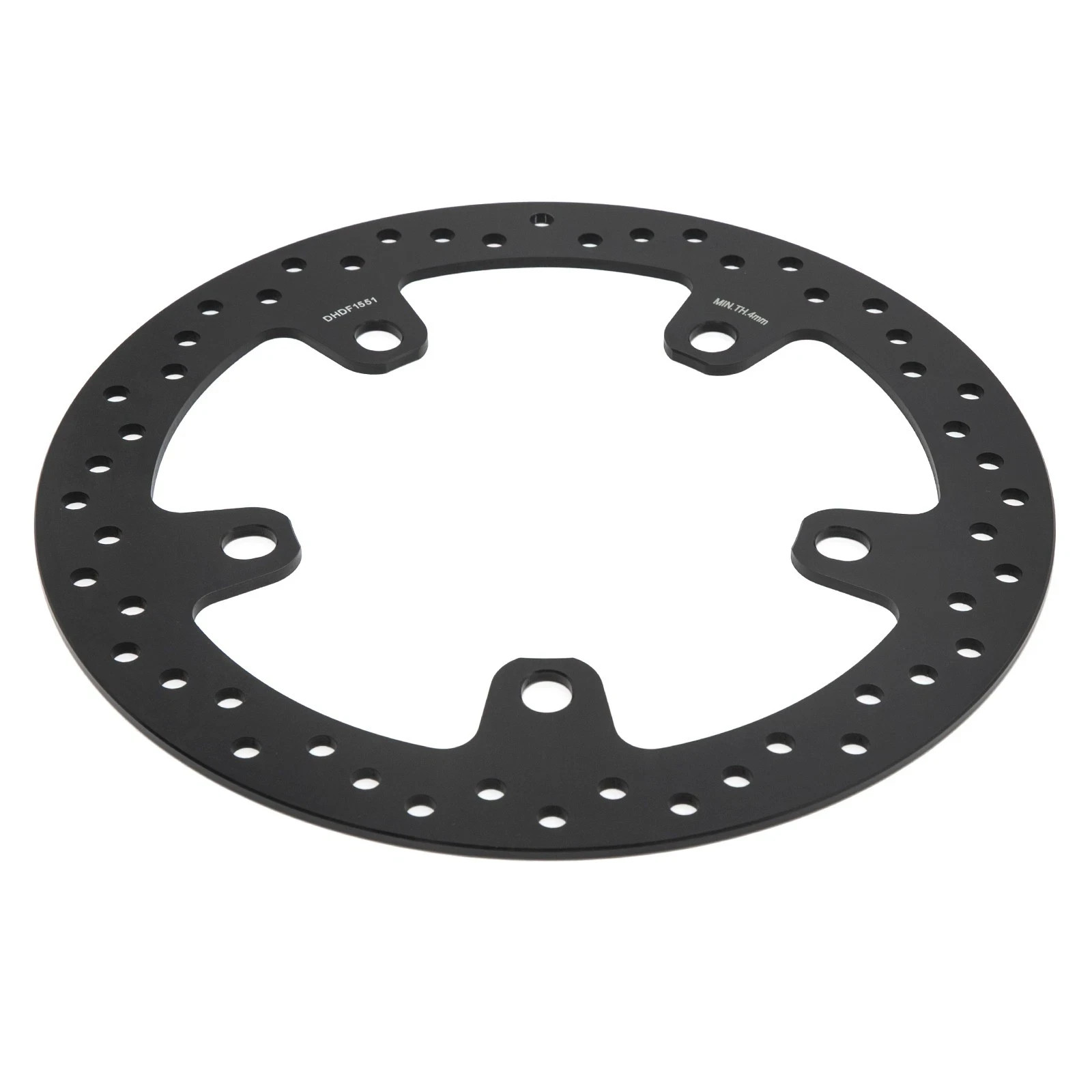 Black 12.6" Front Brake Rotor For Harley 2024 2025 Street Glide Road Glide FLTR