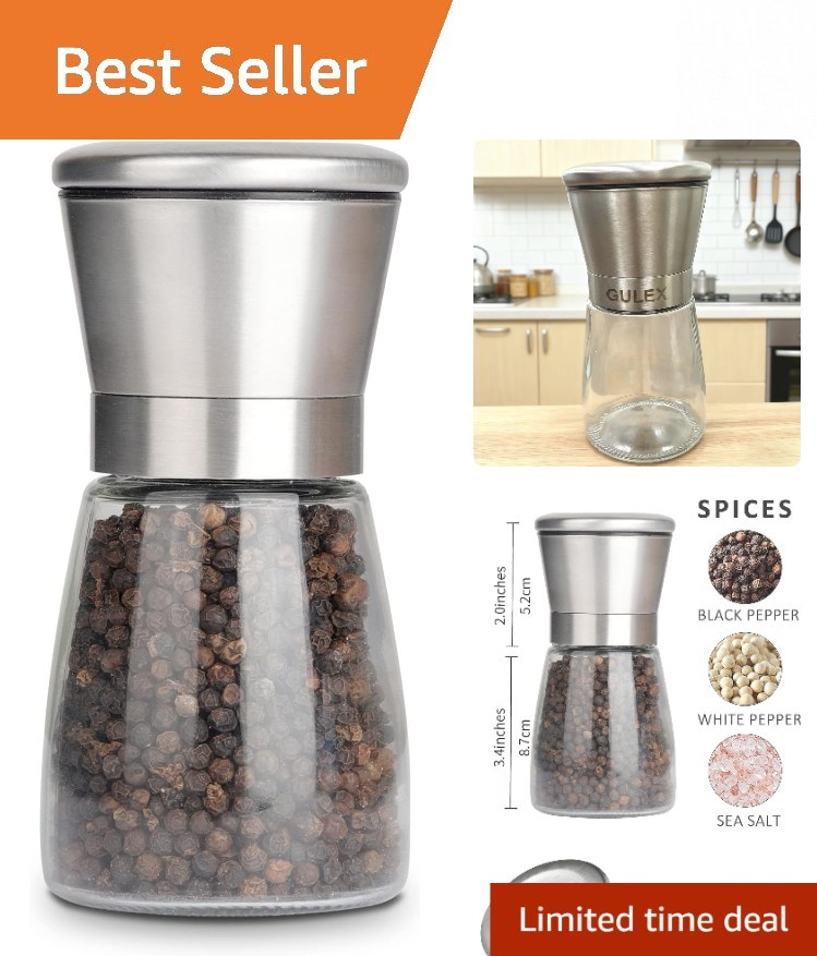 Versatile Adjustable Spice Mill - High Quality Pepper Grinder for Fresh Flavors