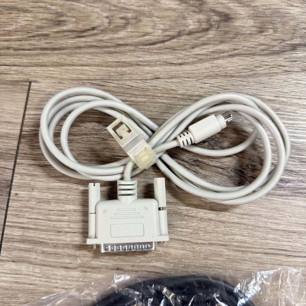 Vintage Computer Cables Adapters Lot Apple Mac VGA Serial Printer UNTESTED