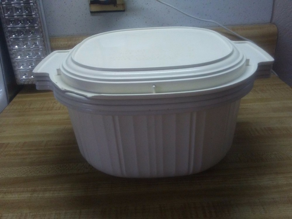 Vintage Rubbermaid stack cooker regular oven and microwave