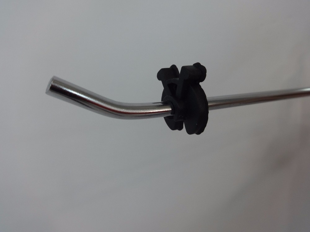 Inventory Control Squeezable Clip Black Wire Grid Peg Hook