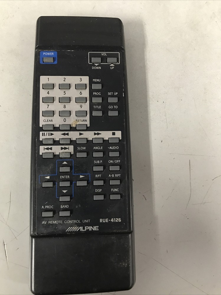 ALPINE RUE-4126 WIRELESS REMOTE