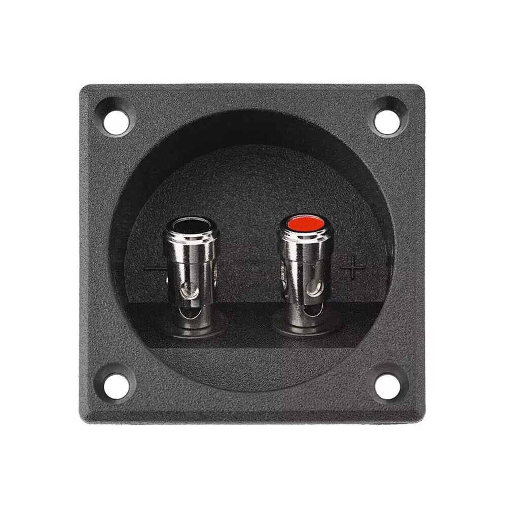 2PCS Speaker Box Terminal 2-Wire Round Spring Cup Connector Subwoofer Enclosure