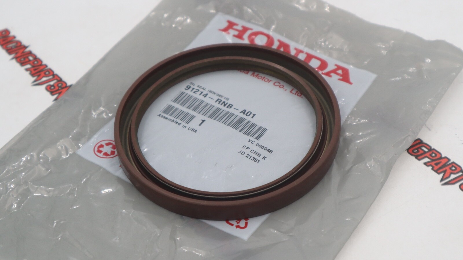 OEM HONDA RSX K20 TYPE S CIVIC SI TSX ACCORD CR-V CRANKSHAFT REAR MAIN SEAL RNB