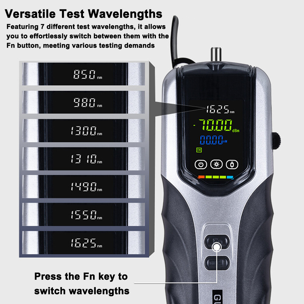 Handheld Optical Meter Rechargeable Optic Tester LCD I3C4