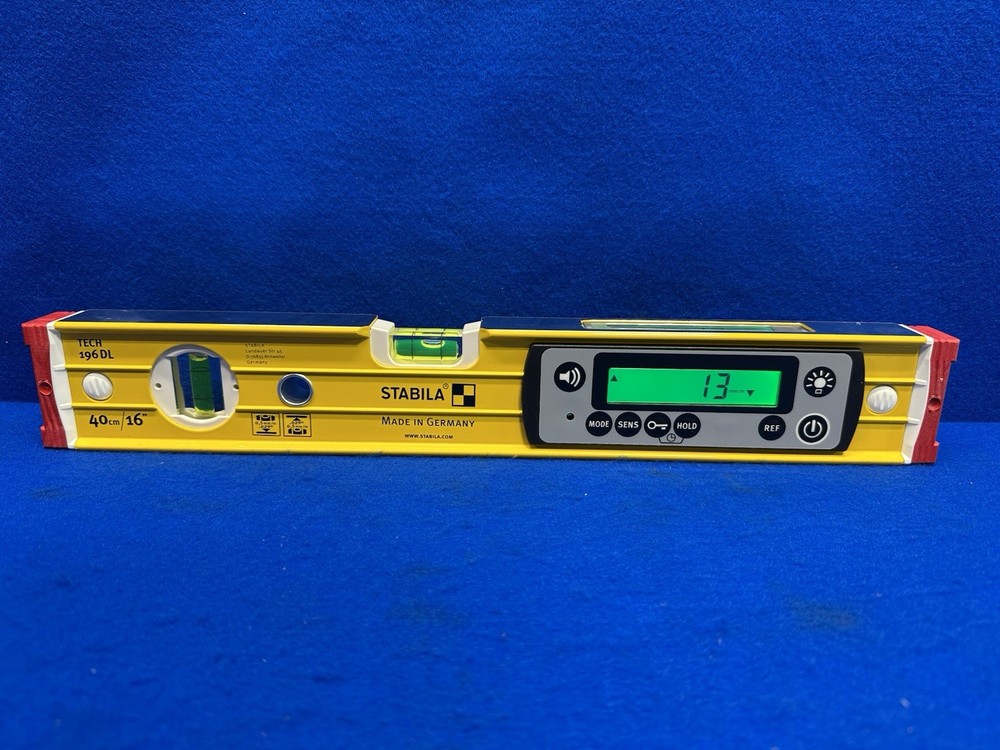 STABILA 16" Digital Level 39516 Tech 196 DL with Case