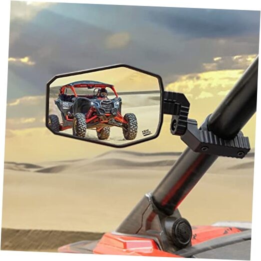 UTV Side Mirrors, UTV Mirrors for 1.65-2 inch Roll bar Compatible with