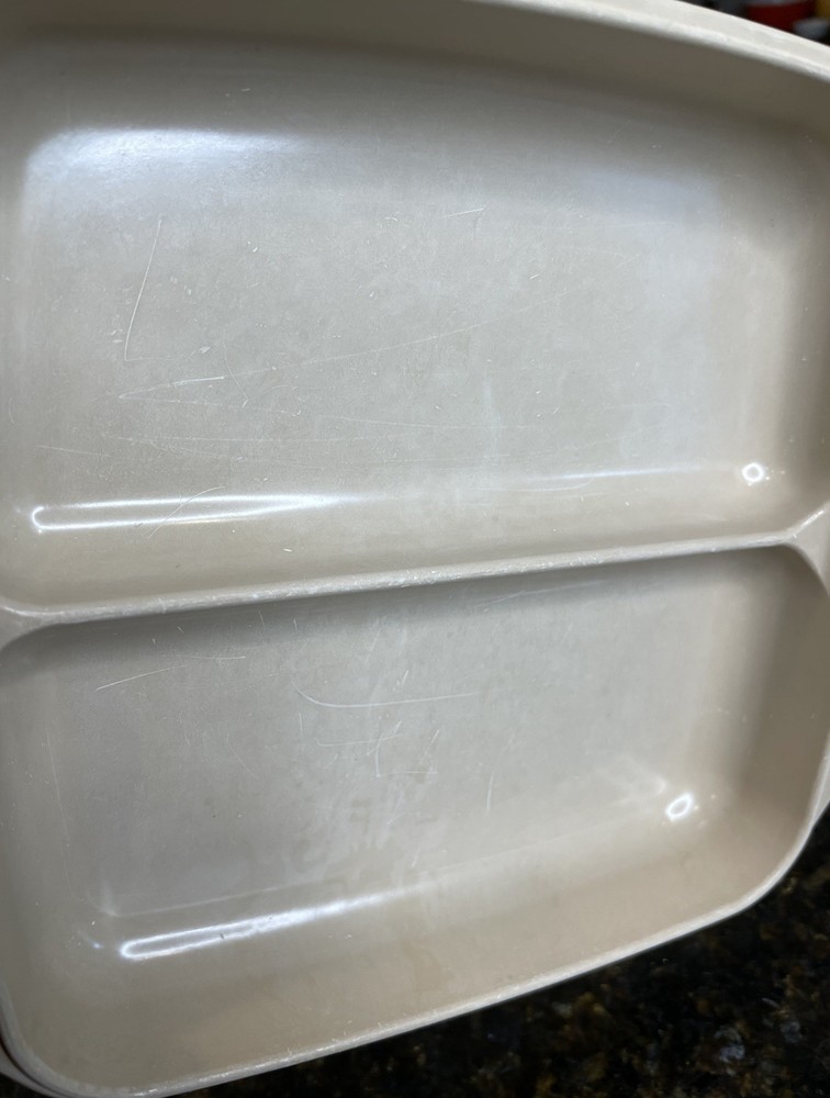 ANCHOR HOCKING MICROWARE DIVIDED VERSATILITY PAN REPLACEMENT LID ONLY PM481-TI