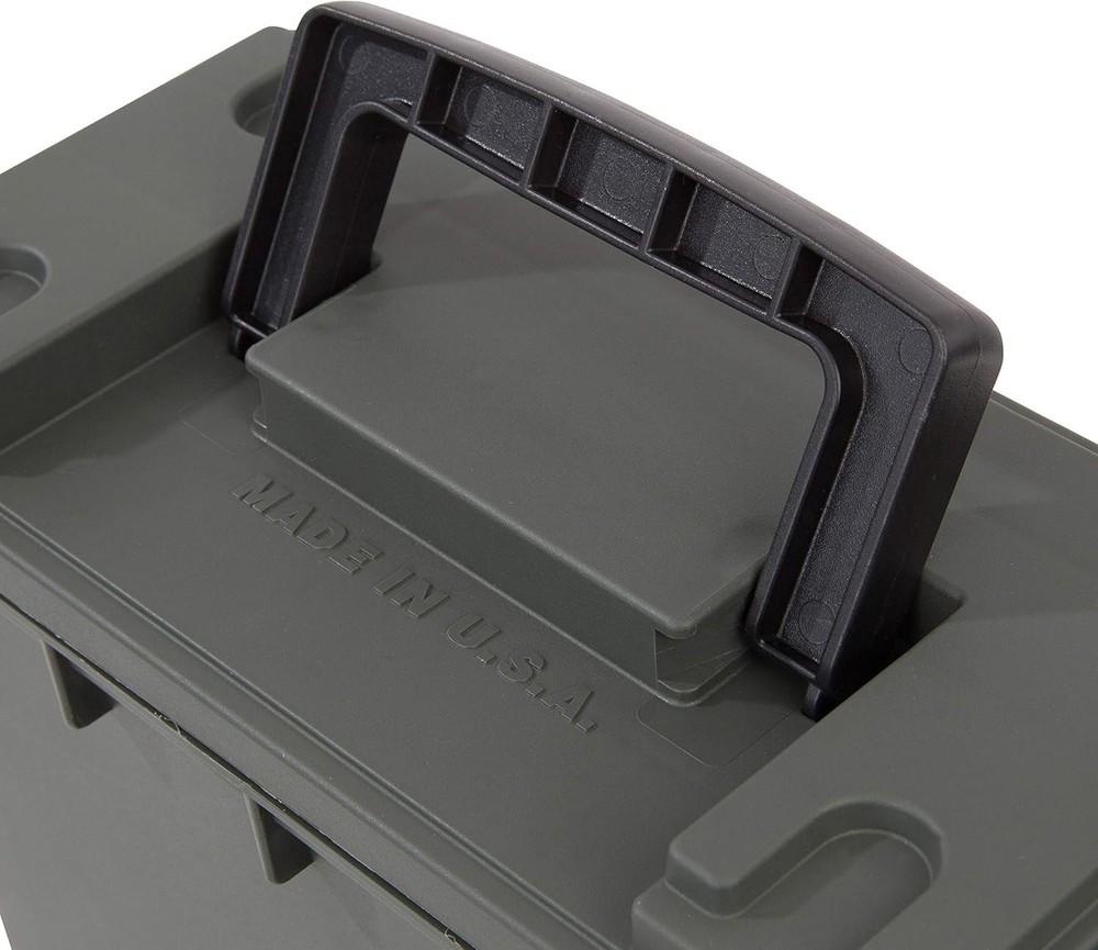 Plastic Ammo Lock Box Waterproof Dustproof Hunting Storage Case Portable