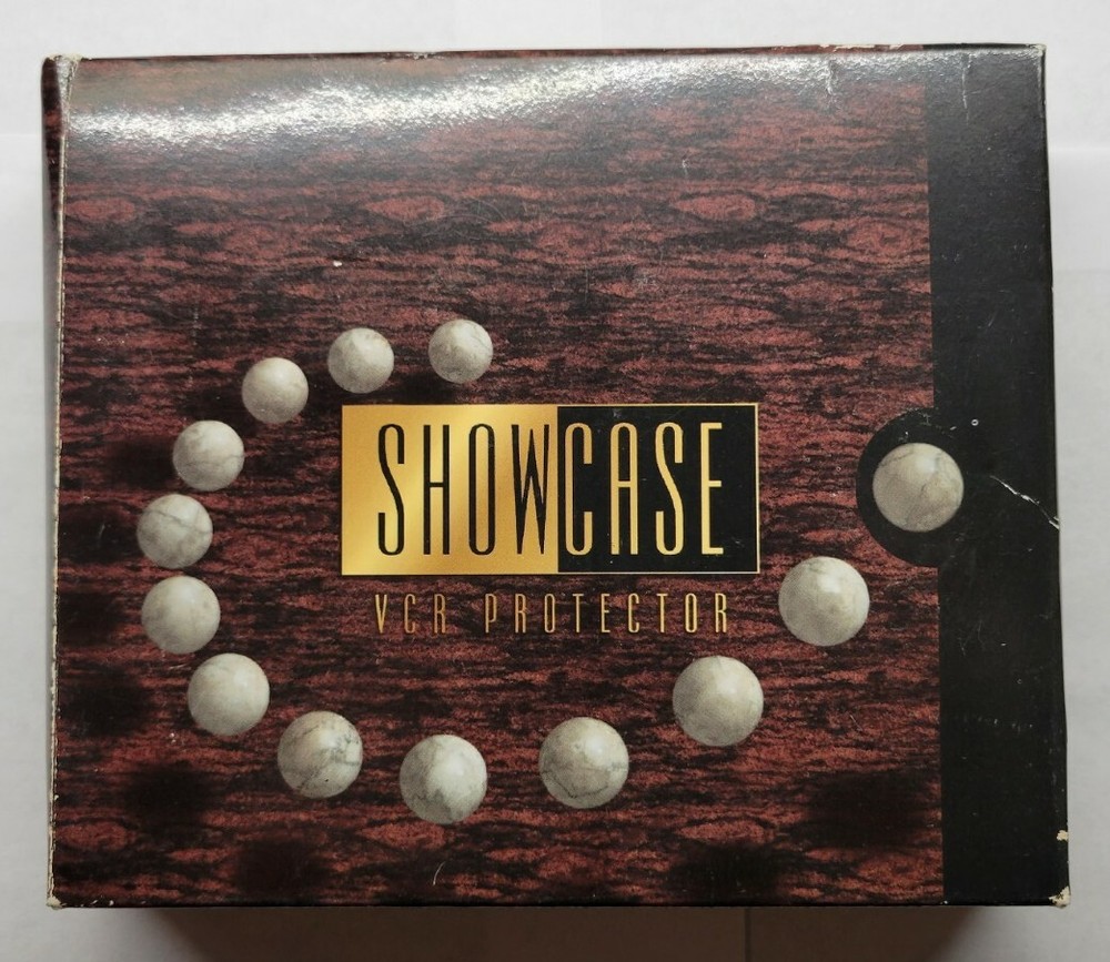 Vintage Brown Showcase VCR Protector