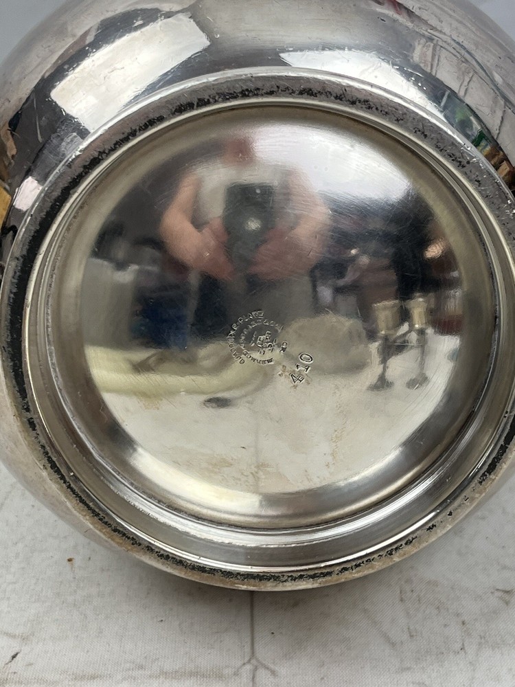 Mermod Jaccard & Co. St. Louis Silverplate Pitcher Late 19th Cen 9-1/2" Bin U51