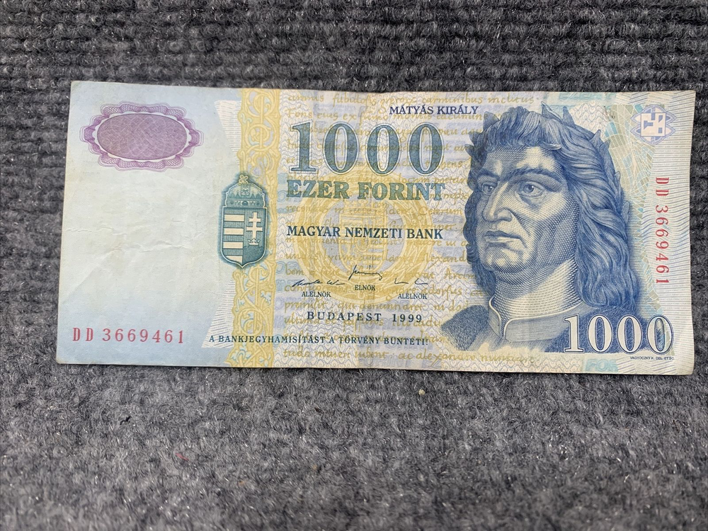 1000 EZER FORINT 1999 HUNGARY