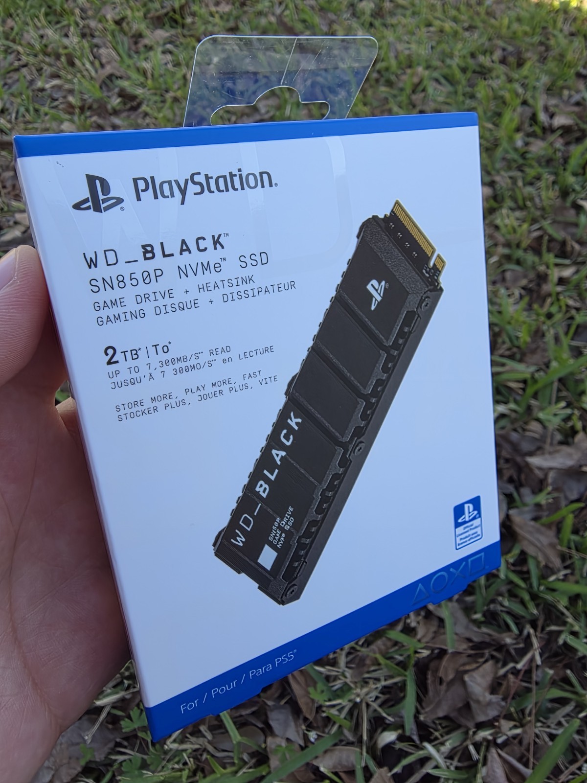 WD_BLACK SN850P 2TB NVMe PCIe Internal SSD for PS5 consoles WDBBYV0020BNC New