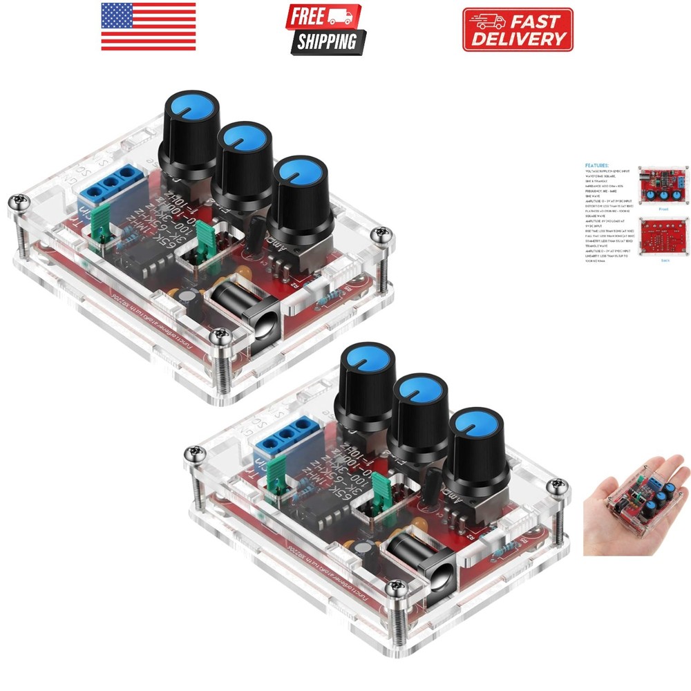 Signal Generator Kit, XR2206 Precise Function Signal Generator Frequency Modu...