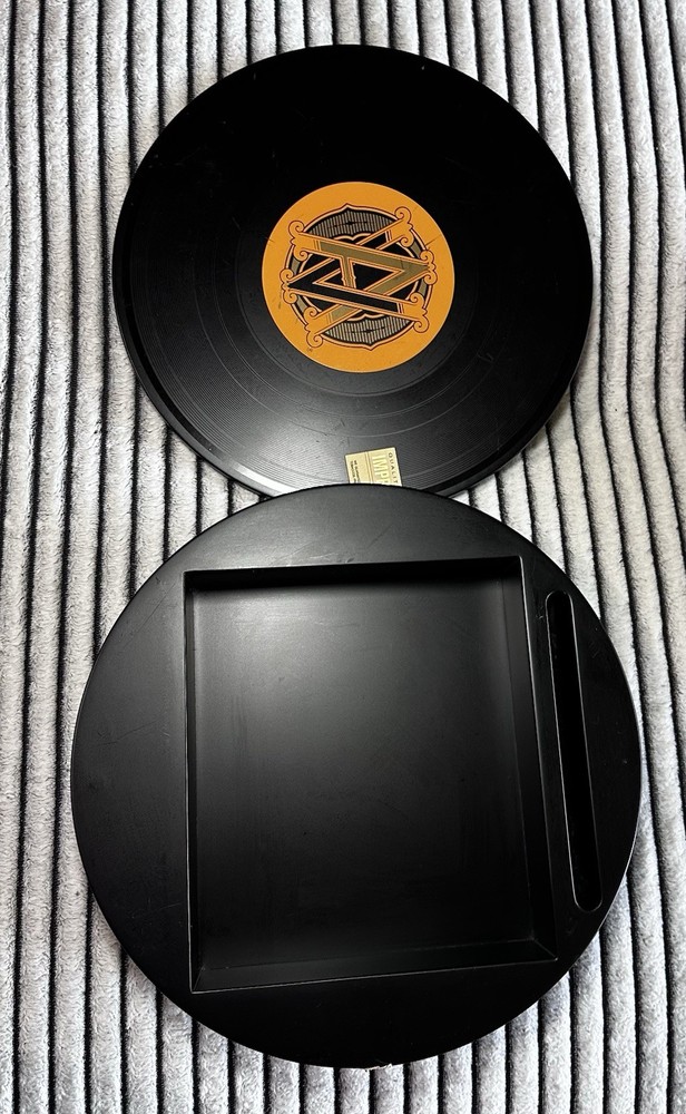 Record Album Cigar Box 2015 Classic Covers Empty Black