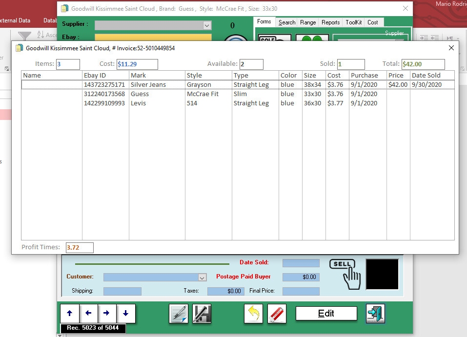 Ms Access Independent Software Database Development Guaranteed Service Ticket $5