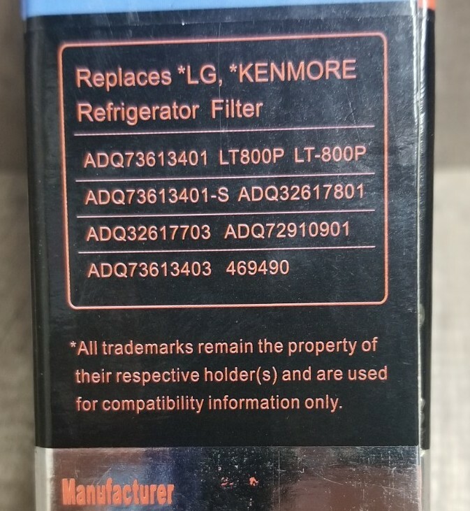 PurePlus PP-RWF3500A HIGH CAPACITY REFRIGERATOR WATER FILTER