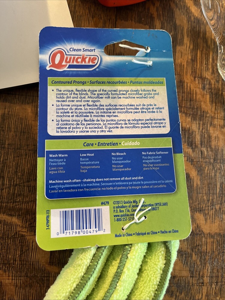 Quickie Microfiber Mini Blind Duster/home pro/479/new