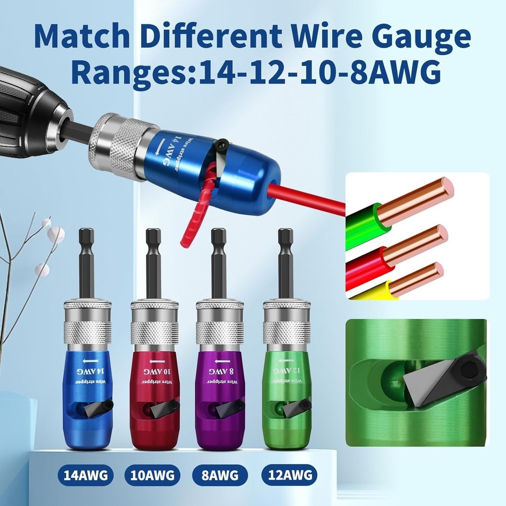 Professional Electrician Wire Stripping Tool for Drill – Boost Efficiency 30X