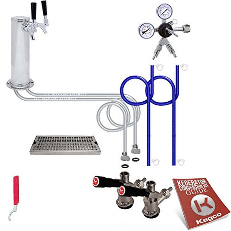 EBDTCK-2-542-2 Deluxe Tower Kegerator Conversion Kit No Tank