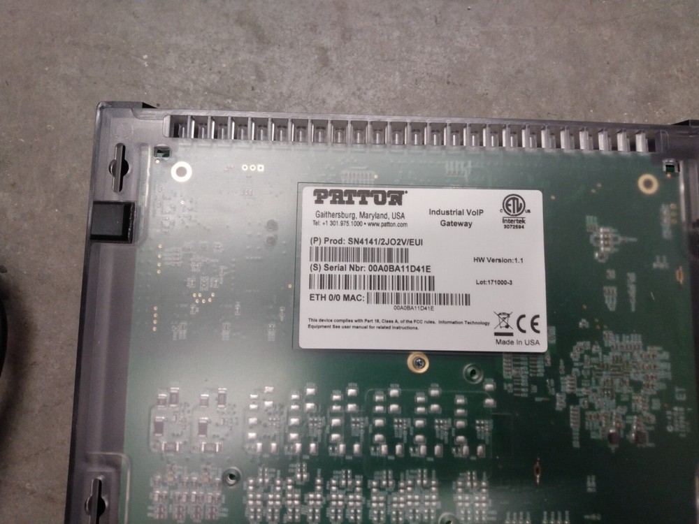 Patton SmartNode 4141 Analog Gateway - SN4141/2JO2V/EUI - Used
