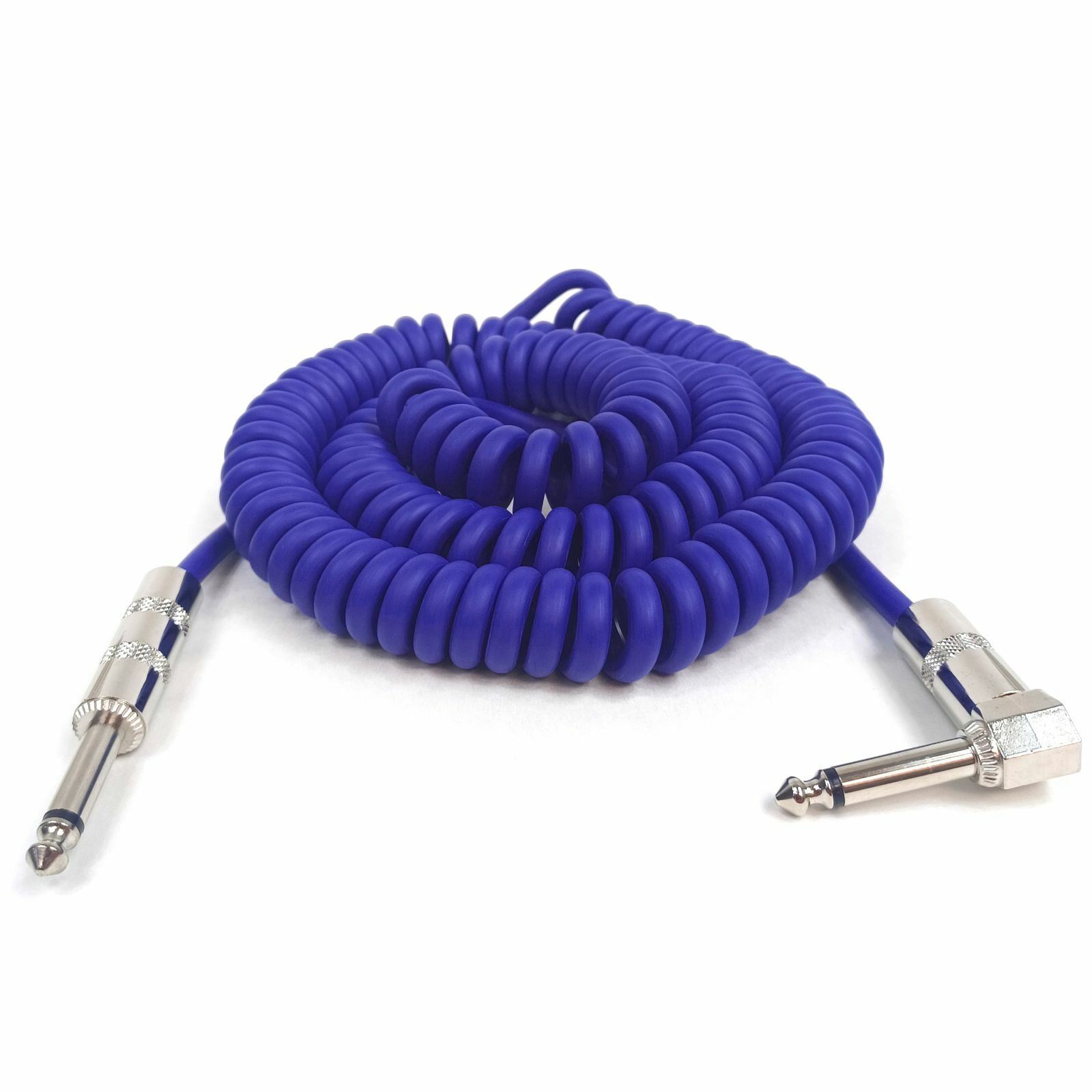 Perfektion PM204-BL Vintage Coiled 20 ft. Guitar and Instrument Cable, Blue