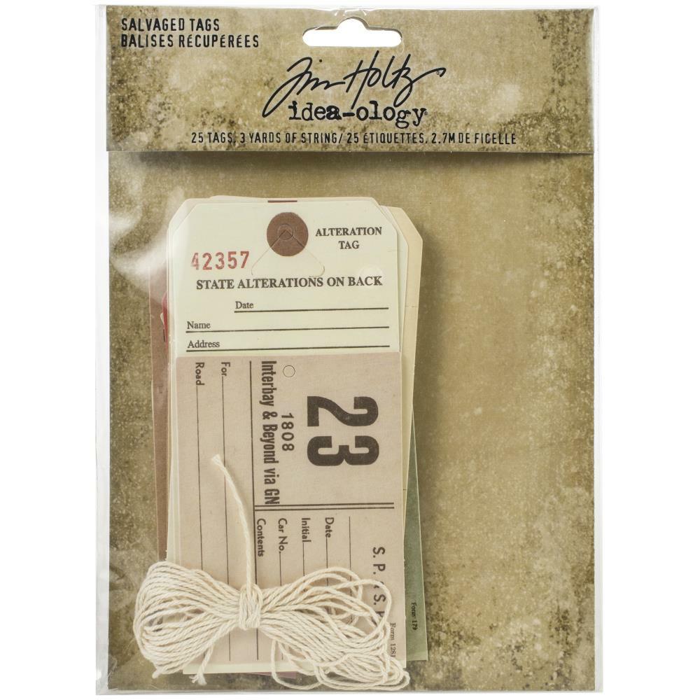 Tim Holtz ~ SALVAGED TAGS ~ Idea-ology