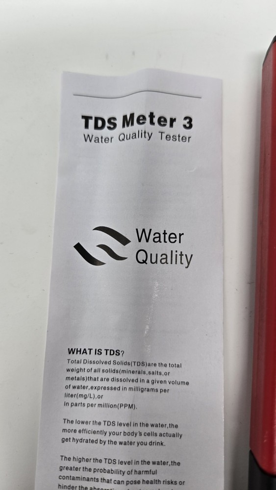 TDS 3 Meter 15 Pack Water PPM Meter