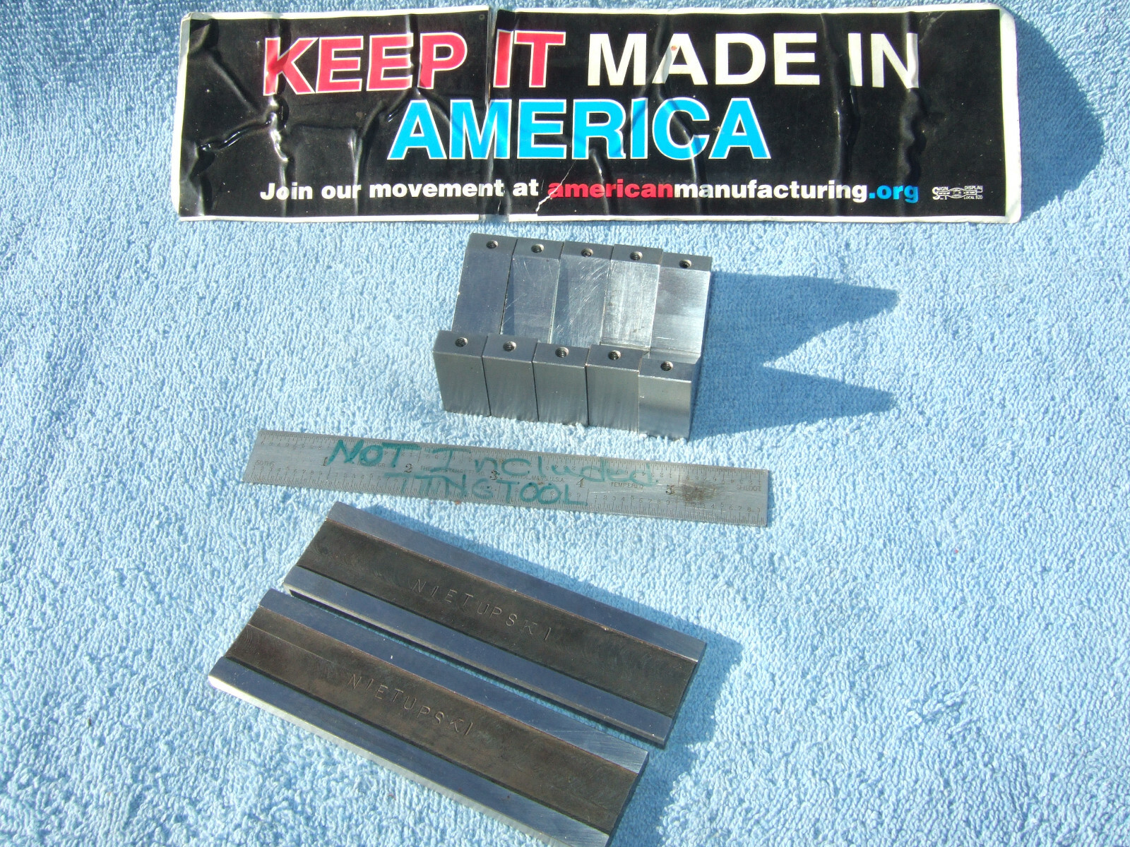 MILL ANGLES (5) PARALLELS (2) MACHINIST VINTAGE OLD TOOLMAKER INSPECTION GRIND