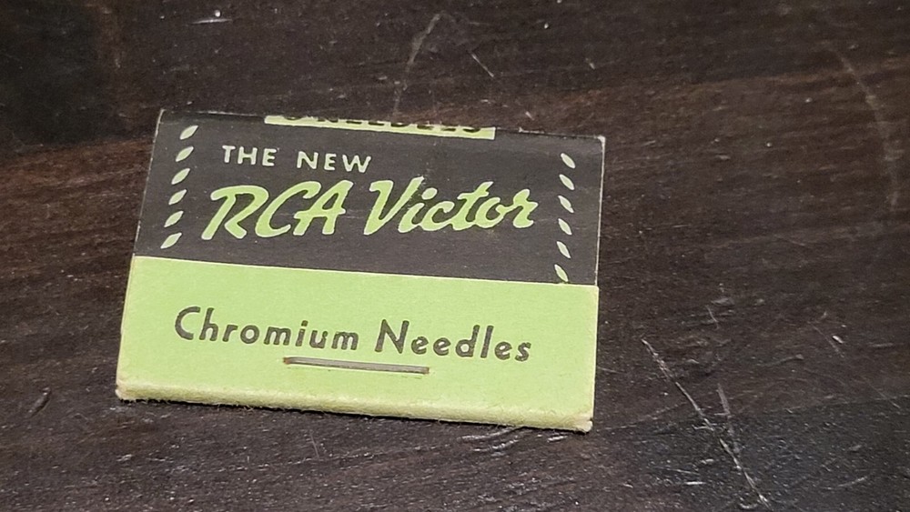 Gramophone phonograph needle Packet Hmv Rca Victor Chromium Empty