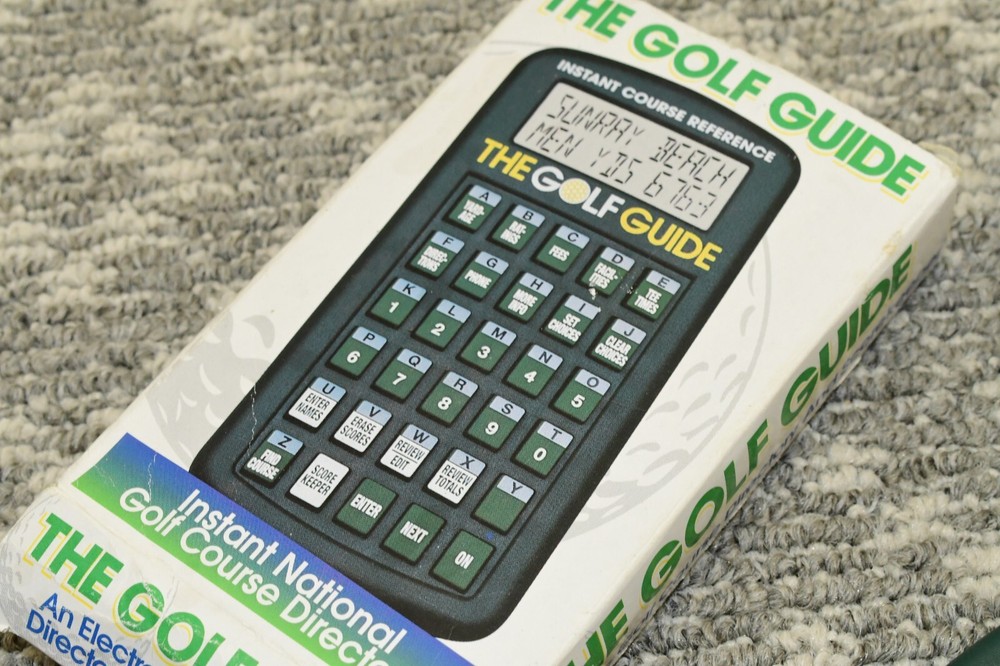 The Golf Guide Electronic Handheld Instant Course Reference Model 150 NEW IN BOX