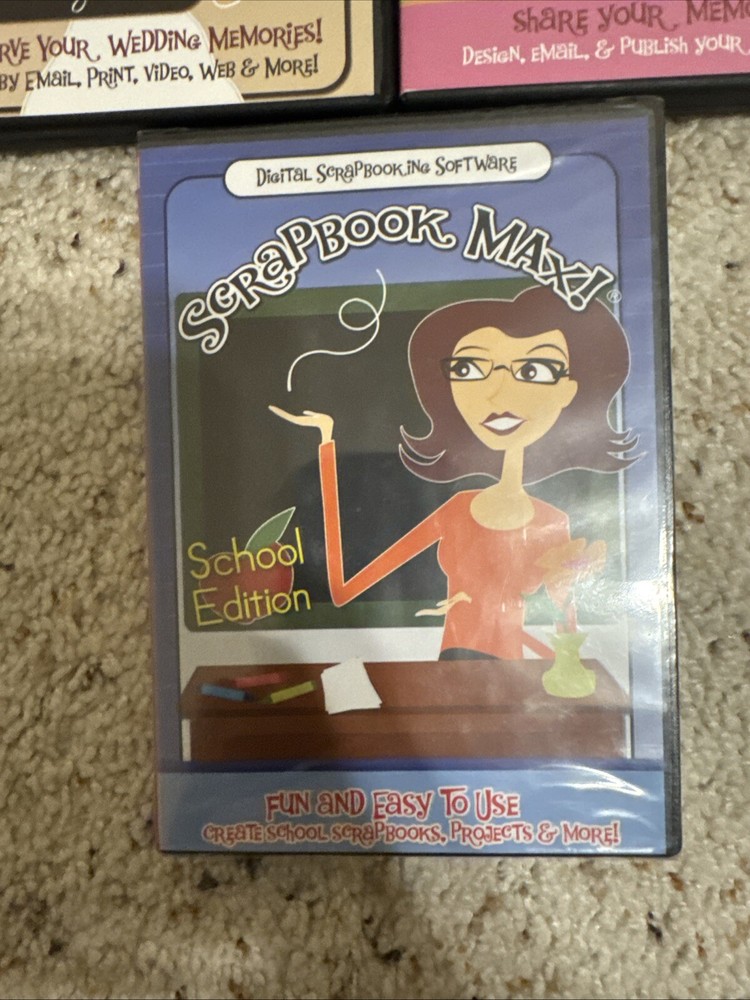 Scrapbook Max Wedding Edition School Edition Computer Program Software