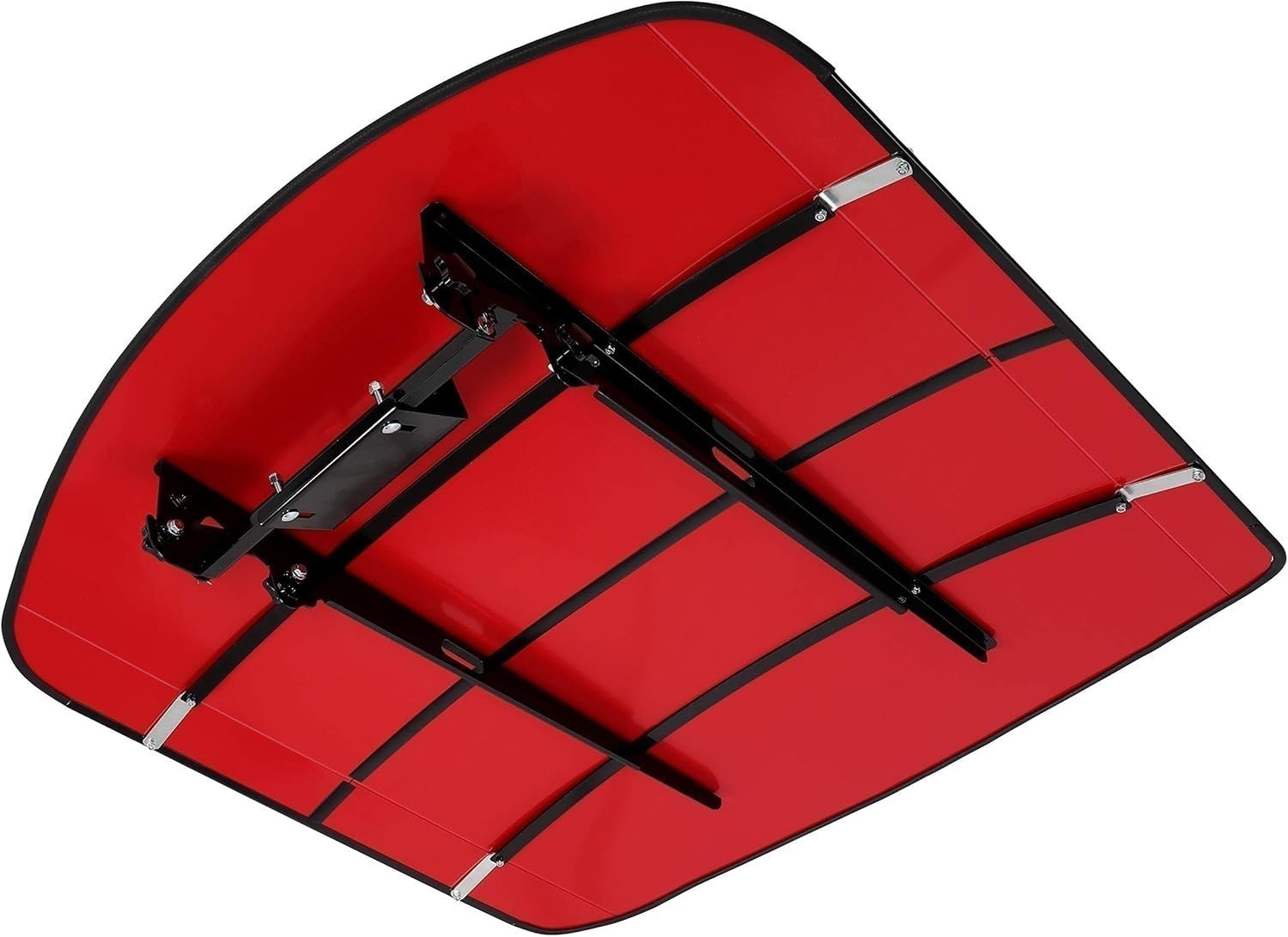 Sun Shield Tuff Top Tractor Canopy Kit For 2" x 2" or 2" x 3" ROPS 48" X 52"-Red
