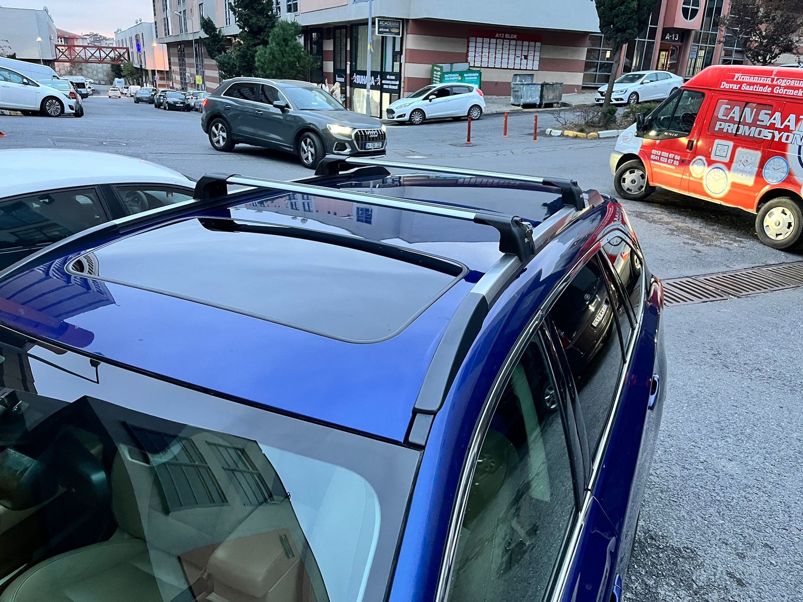 For Subaru Outback BS (2014-2020) Roof Rack Cross Bars Flush Rail, Silver