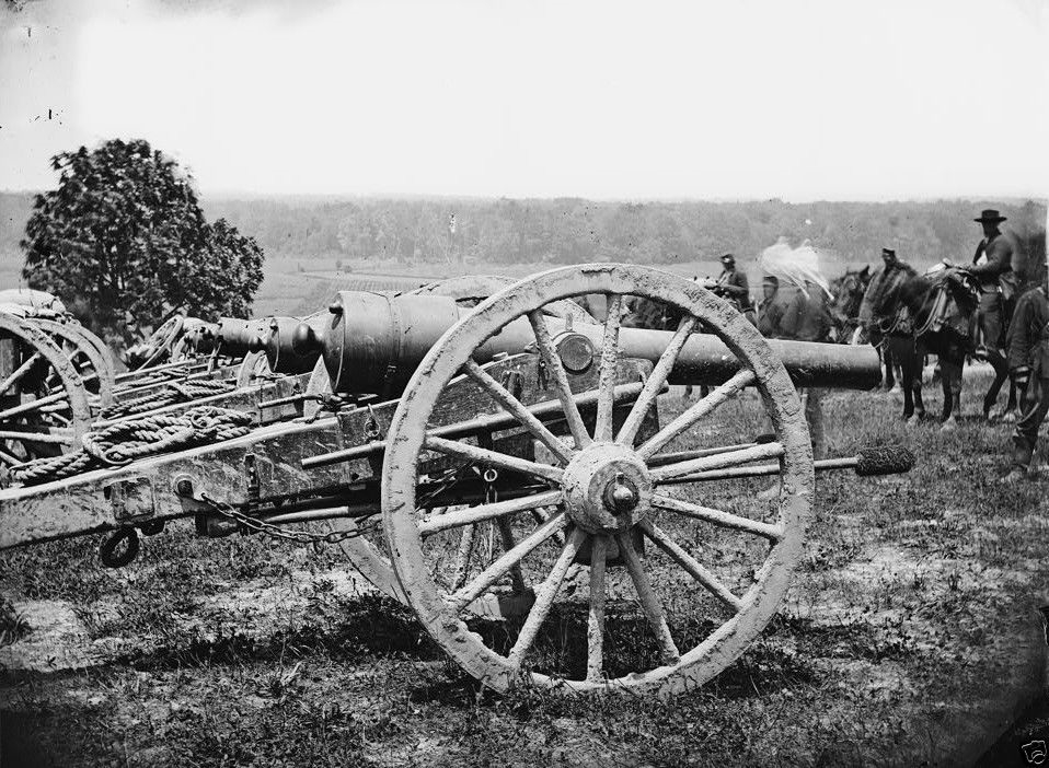 Union 1st NY Artillery Pettit's Battery Richmond 1862 - 8x10 US Civil War Photo