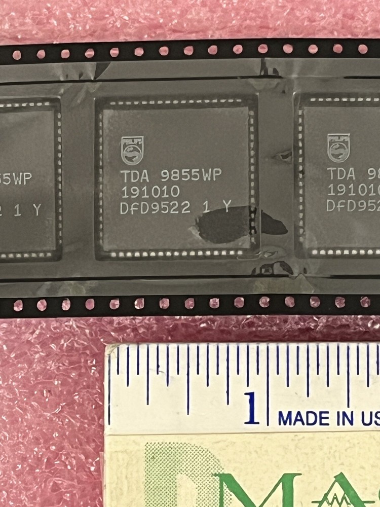 TDA9855WP STEREO SAP DECODER & AUDIO PROCESSOR IC PLCC 68 PHILIPS (LOT OF 1)