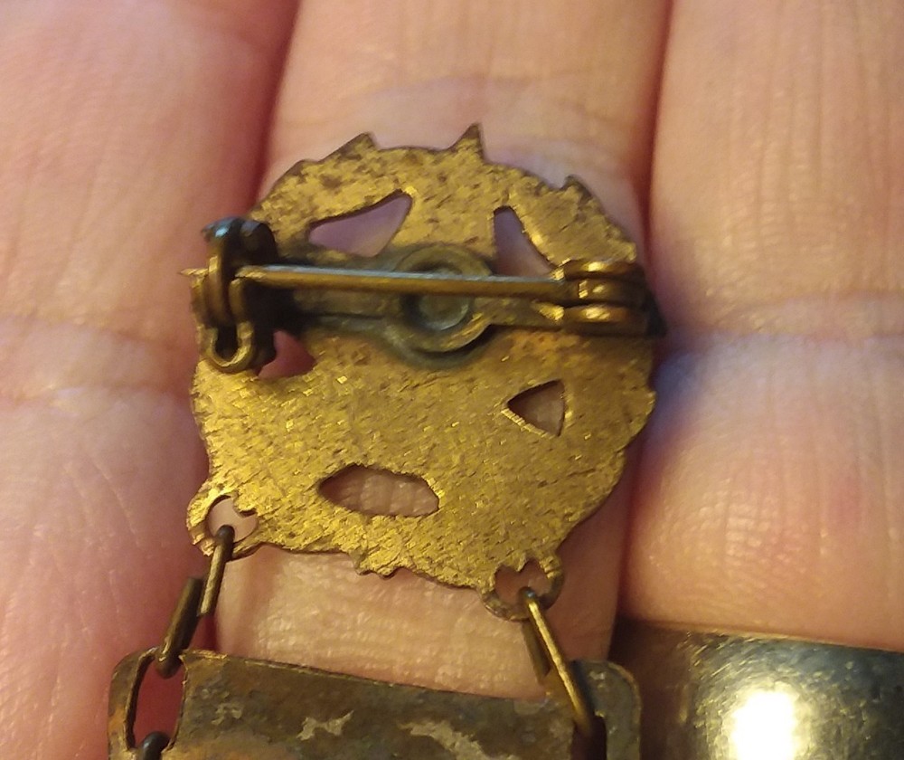 Antique 7th Year Apostolic Pin