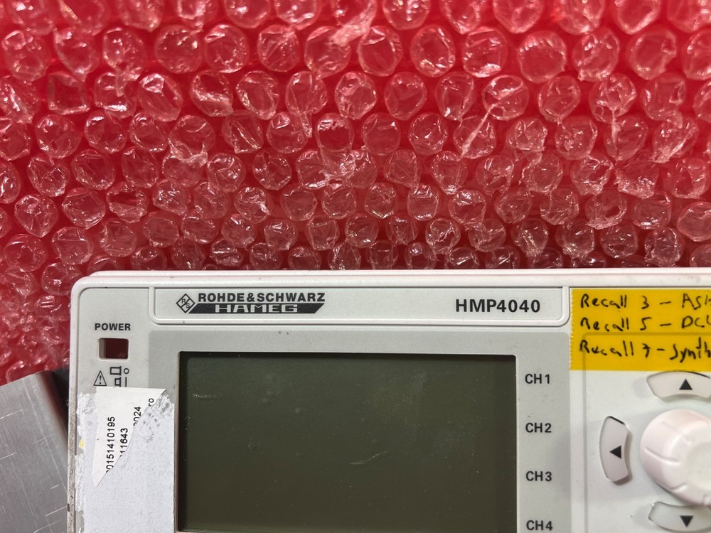 Rohde & Schwarz HMP4040 Power Supply ''Panel only''