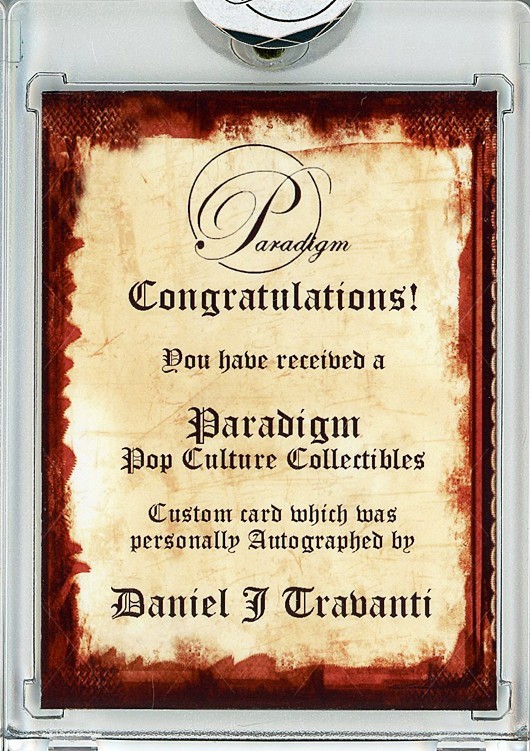 -HILL STREET BLUES- DANIEL J TRAVANTI Signed/Autograph/Auto Certified TV Card