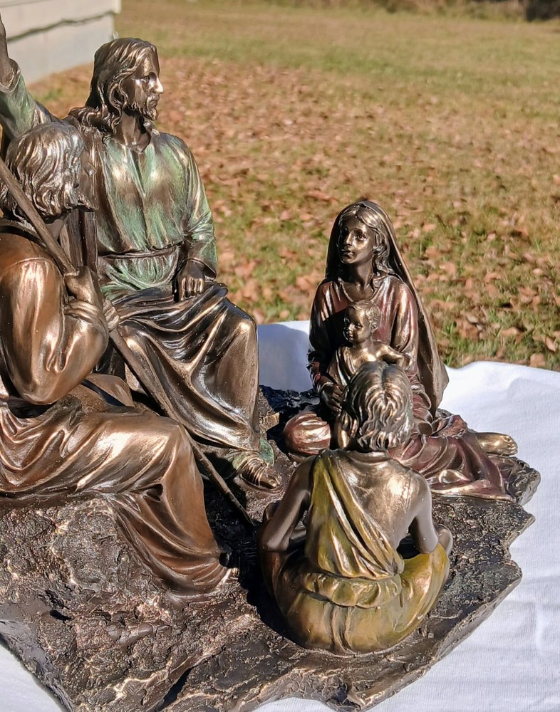 Lucente Sermon On The Mount Bronze Finish Statue