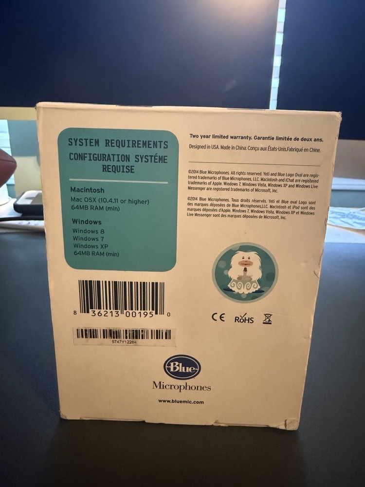 Logitech Creators Blue Yeti USB Microphone, Silver - Read