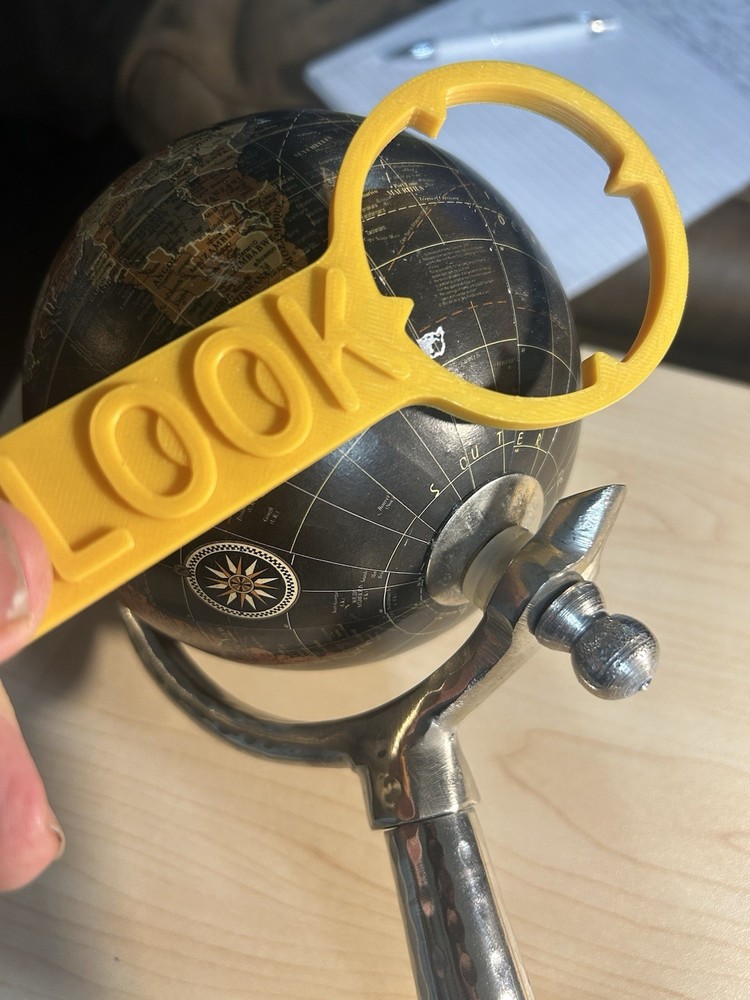 3D World Globe with Stand