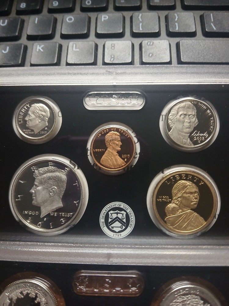 2013 S Silver Proof United States Mint Set .