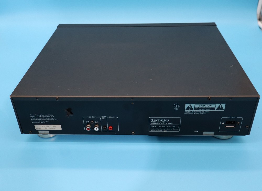 Technics SL-PD607 5-Disc CD Carousel Changer - MASH Technology - Tested Working