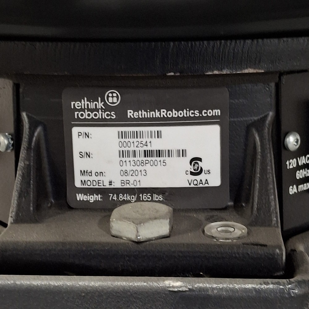 Rethink Robotics Baxter BR-01 Industrial Manufacturing Robot