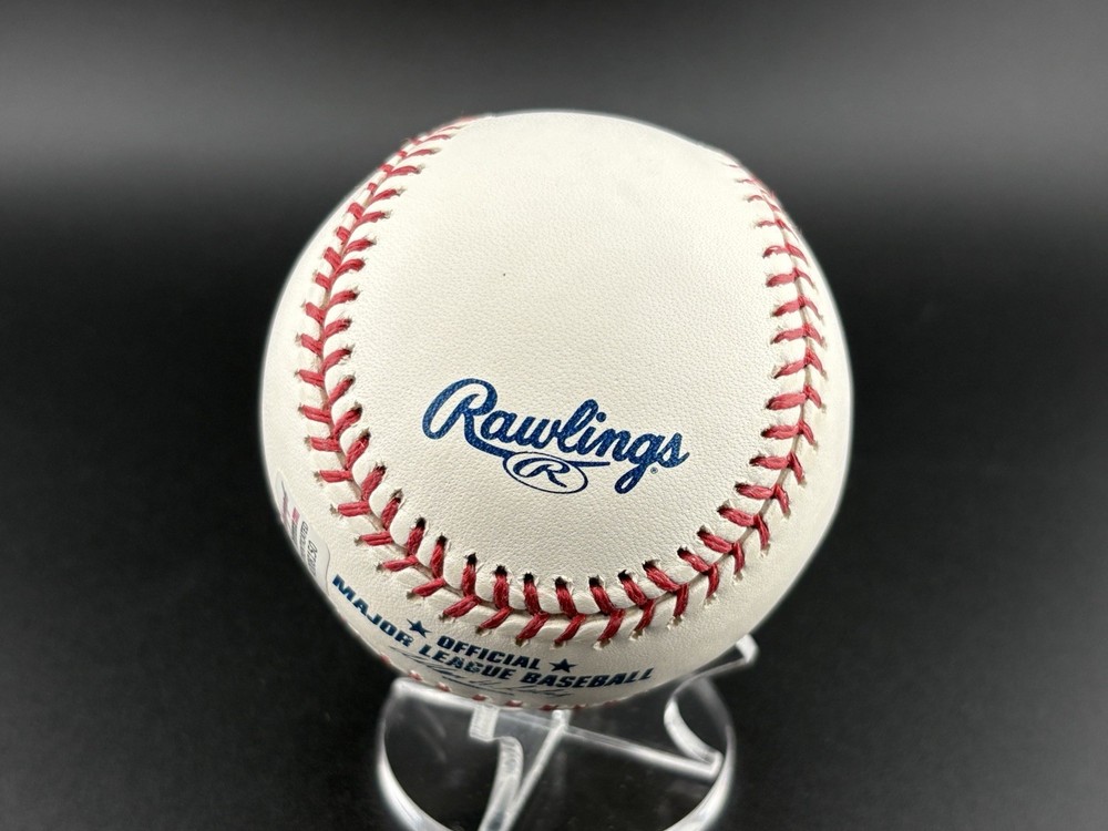 Willie Mays Signed Baseball With COA & Case