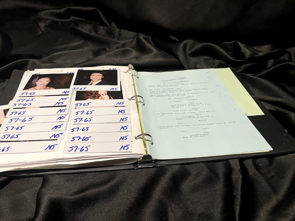 Northern Exposure Script with Cast Polaroids - Let's Dance