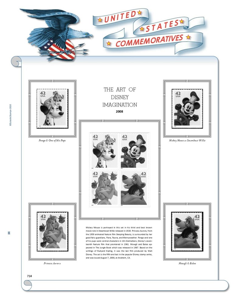 2008 U.S. Commemorative Singles COMPLETE Supplement (White Ace Alternative)