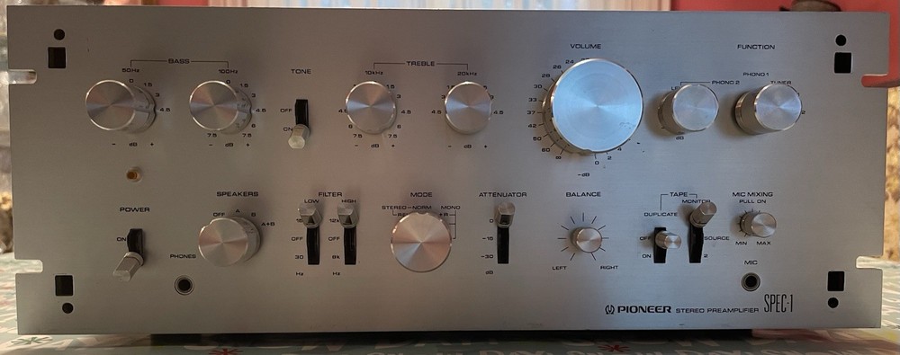 Pioneer Spec-1 Pre-Amplifier