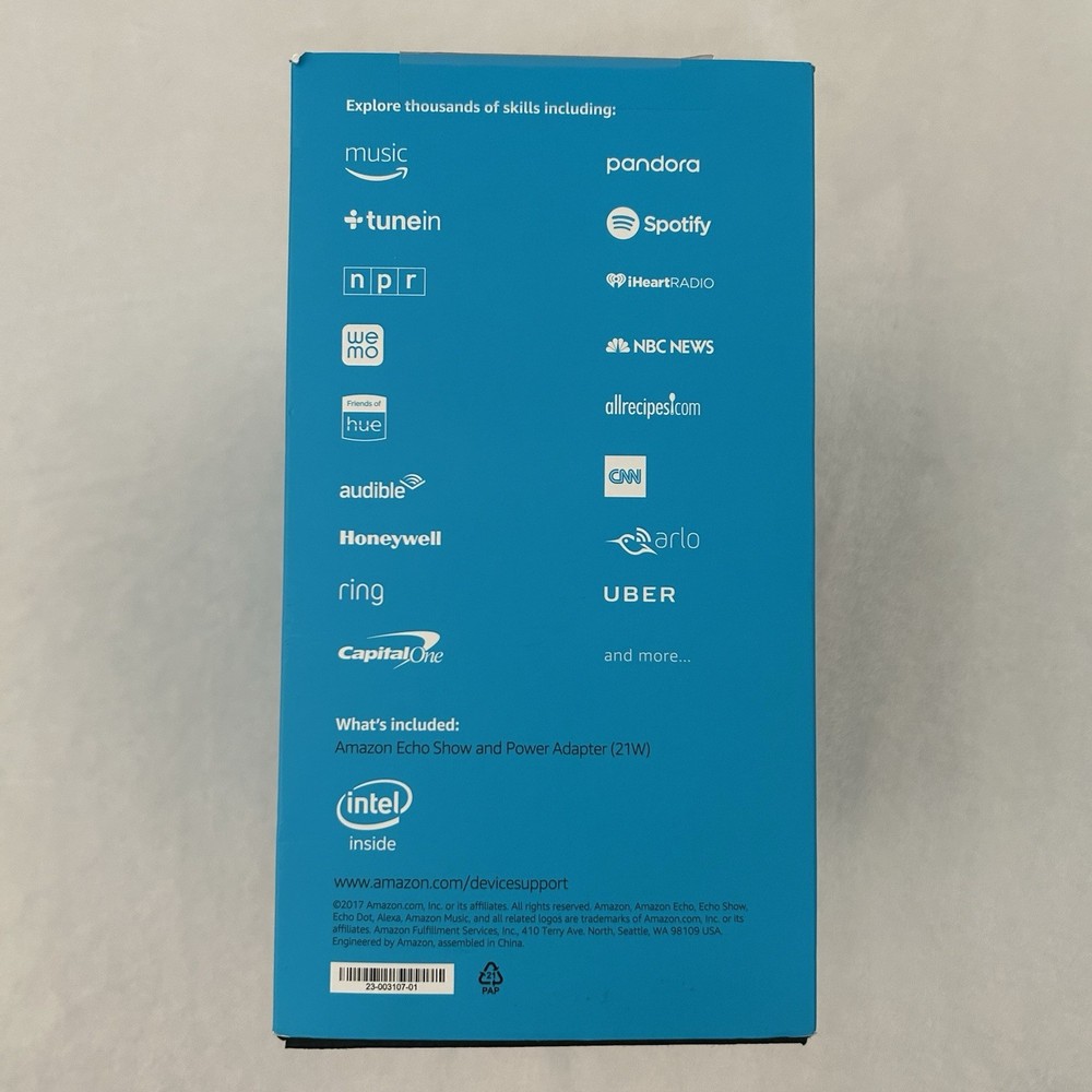 *NEW & SEALED* BLACK AMAZON ECHO SHOW 1ST GENERATION SMART ASSISTANT SPEAKER